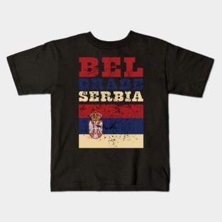 Flag of Serbia Kids T-Shirt